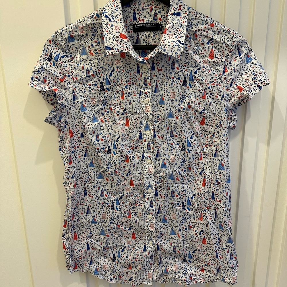 Sportcraft women’s short sleeved button up